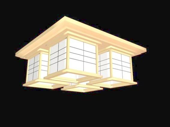 中式灯3d模型灯具设计图 27